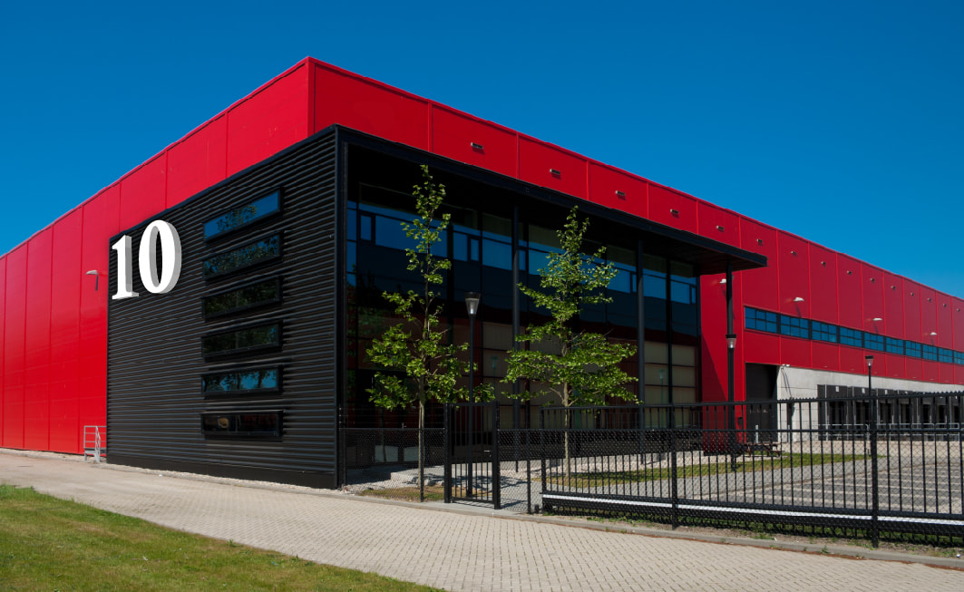 Red and black data center