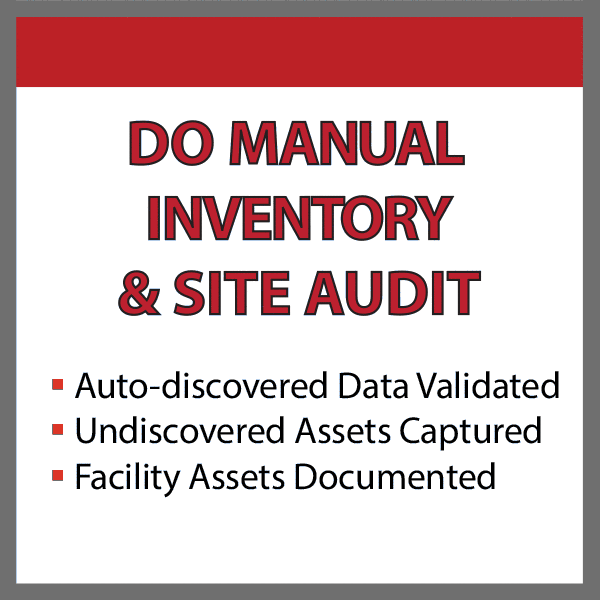 Do Manual Inventory and Site Audit